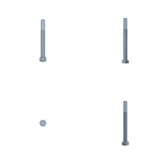 Болт М10×100 ГОСТ 7798-70
