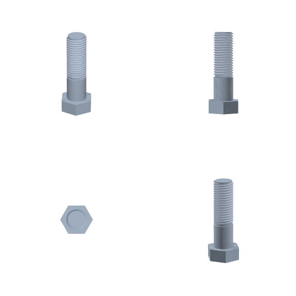 Болт М20×70 ГОСТ 7798-70