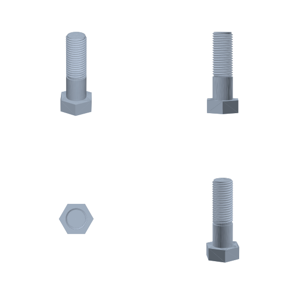 Болт М30×100 ГОСТ 7798-70