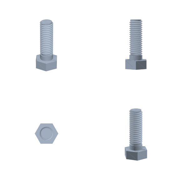 Болт М8×25 ГОСТ 7798-70